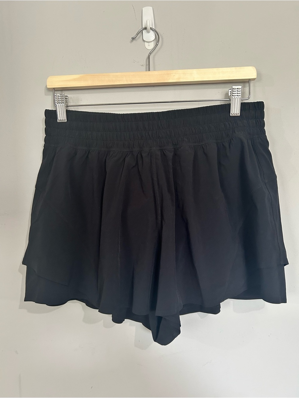 lululemon athletica Black Layered Running Shorts